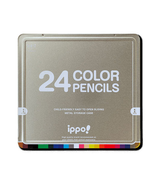 トンボ鉛筆 スライド缶入色鉛筆ナチュラルN04 24C CL-RNAN0424C トンボ鉛筆 4901991022100