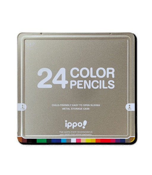 トンボ鉛筆 スライド缶入色鉛筆ナチュラルN04 24C CL-RNAN0424C トンボ鉛筆 4901991022100（10セット）