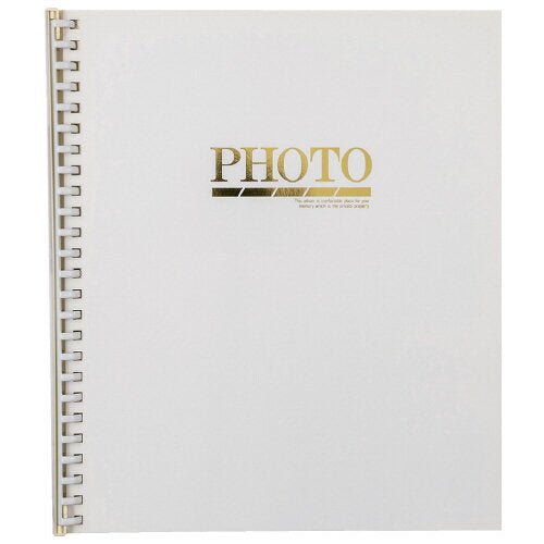 ナカバヤシ_ライトアルバム２ジム１５Ｒシロ ｱL-JHO2-91-W /4902205241737（10セット）