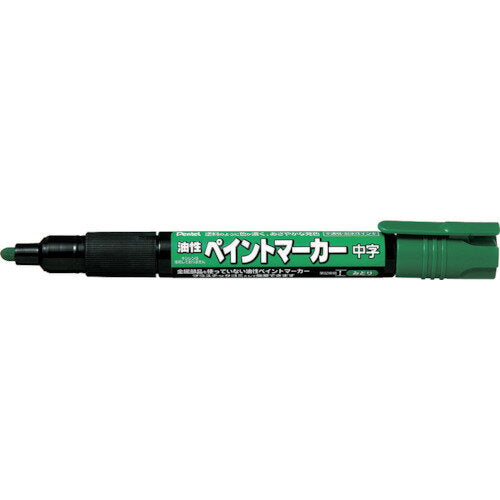 ぺんてる Pentel_ペイントマーカー中字緑 MMP20-D /4902506178459（10セット）