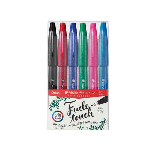 SES15C-6STA 筆タッチサインペン6C SES15C6STA ぺんてる Pentel 4902506365538