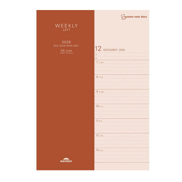 Agenda Reimei 2026 RFDR2677 4902562516684