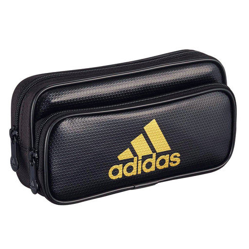 adidas  筆入れ（ペンケース） PT1500AI04B25 黒金（ブラック/ゴールド） ダブルポケット ソフトペンケース 三菱鉛筆 筆箱 PT-1500 AI04 三菱鉛筆 4902778230411（10セット）