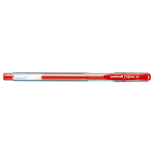 三菱 ユニボール シグノ UM-100EW 赤 三菱鉛筆 4902778711903（10セット）