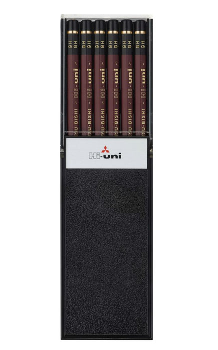 HU9H　三菱 鉛筆 ハイユニ 9H ダース 三菱鉛筆 4902778972885（10セット）