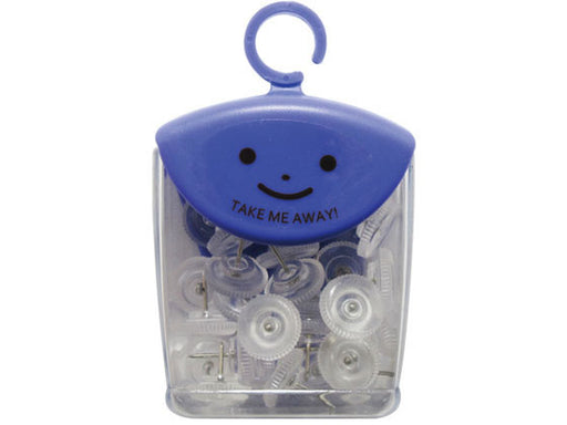 TM-6-T　ミツヤ カラー画鋲透明30本 ミツヤ 4902787128839（5セット）