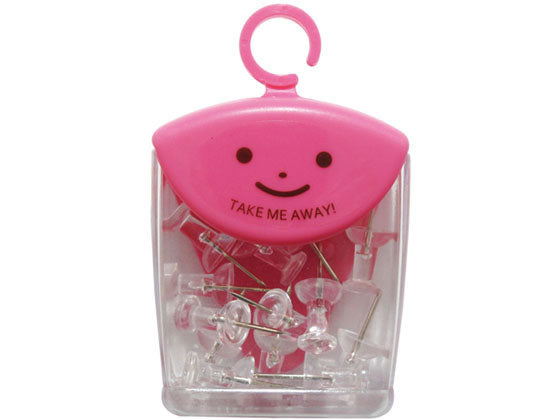 ミツヤ ツレテッテ　ボンゴピン　トウメイ　アカ TM-3-T 4902787128846（5セット）