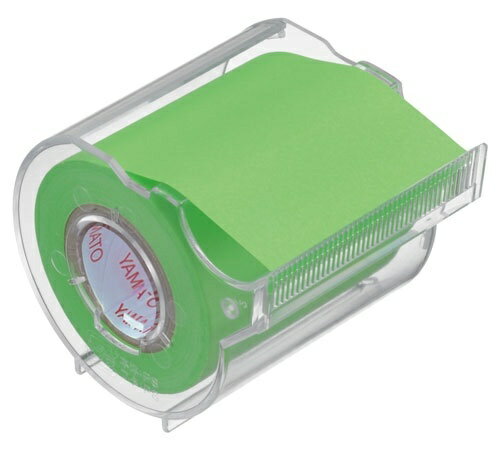 ヤマト メモックロールテープ 蛍光カラー 50mm ライム RK-50CH-LI ヤマト 4903076006418（10セット）