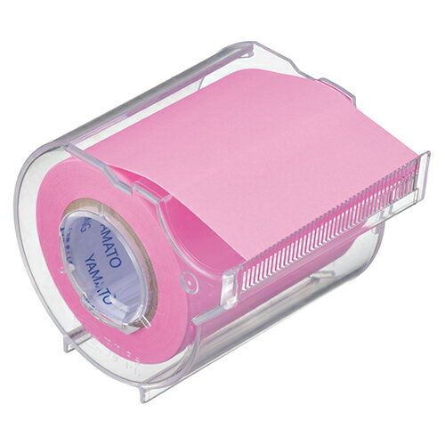 ヤマト メモックロールテープ 強粘着体 カッター   ローズ   prk-50ch-ro ヤマト 4903076008603（10セット）