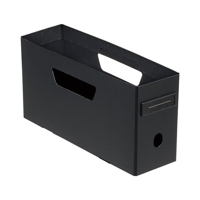 リヒトラブ_ボックスファイルロータイプＡ４ブラツク F-290-24 /4903419122195（10セット）