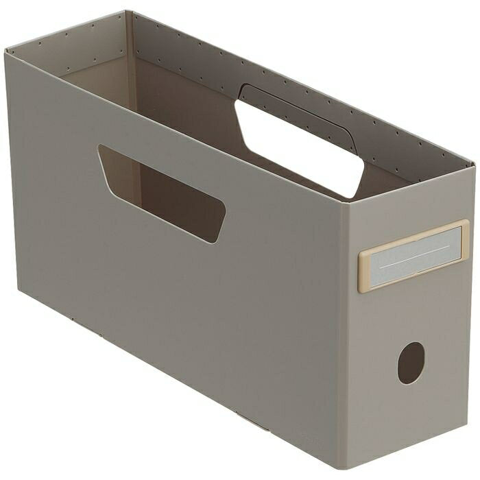 リヒトラブ_ボックスファイルロータイプＡ４グレー F-290-27 /4903419122201