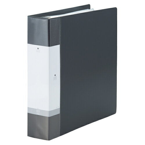 G-3808-24 リヒトラブ クリヤーブックポケットタイプ 黒 リヒトラブ 4903419329594（10セット）