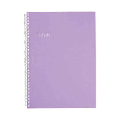 N-1908-10 LIHIT LAB. パステロ ツイストノート セミB5パープル N-1908-10 リヒトラブ 4903419334666