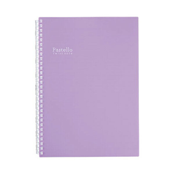 N-1908-10 LIHIT LAB. パステロ ツイストノート セミB5パープル N-1908-10 リヒトラブ 4903419334666