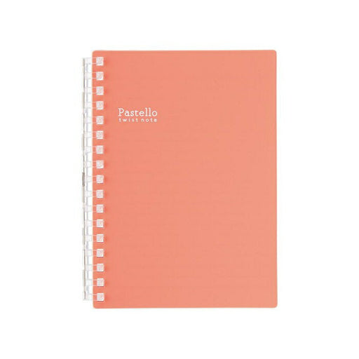 N-1964-3 LIHIT LAB. パステロ ツイストノート A6 レッド N-1964-3 リヒトラブ 4903419334949（10セット）