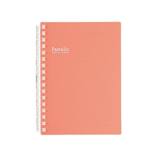 N-1964-3 LIHIT LAB. パステロ ツイストノート A6 レッド N-1964-3 リヒトラブ 4903419334949