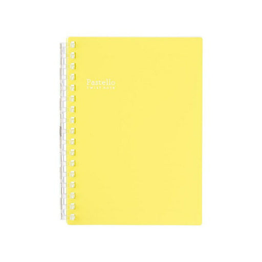 N-1964-5 LIHIT LAB. パステロ ツイストノート A6 イエロー N-1964-5 リヒトラブ 4903419334956