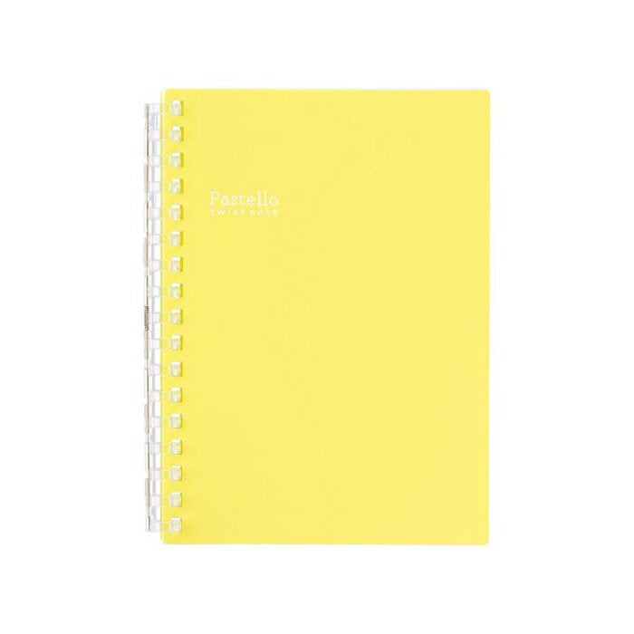 N-1964-5 LIHIT LAB. パステロ ツイストノート A6 イエロー N-1964-5 リヒトラブ 4903419334956