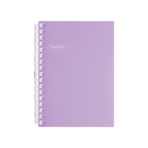 N-1964-10 LIHIT LAB. パステロ ツイストノート A6 パープル N-1964-10 リヒトラブ 4903419334963