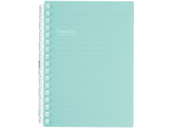 N-1964-19 LIHIT LAB. パステロ ツイストノート A6 グリーン N-1964-19 リヒトラブ 4903419334987（10セット）