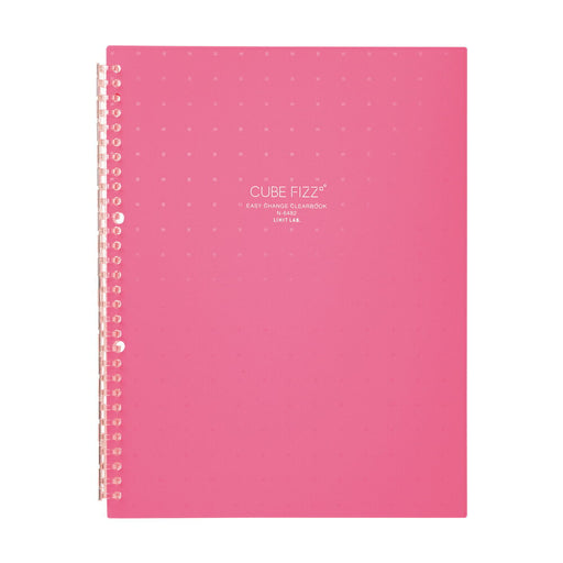 N-6482-12 リヒトラブ CUBE FIZZ イージーチェンジ・クリヤーブック A4タテ型 ピンク N-6482-12 リヒトラブ 4903419335403