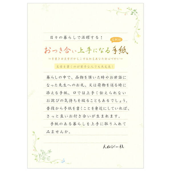 エヌビー 伝えるA5便箋お付合 5320421 エヌビー社 4905260694050（5セット）