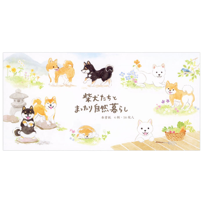 エヌビー 一筆箋ワンコロビ柴犬 4947101 4905260715397（5セット）