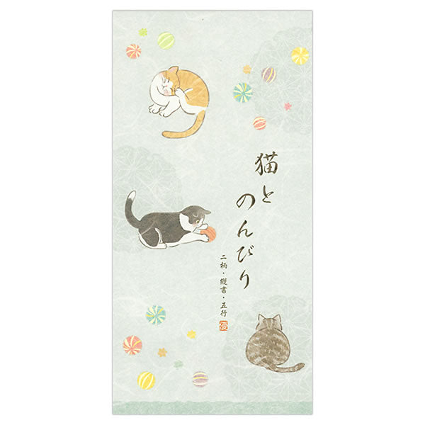 エヌビー 一筆箋優ふみ猫 5357104 4905260720896（5セット）