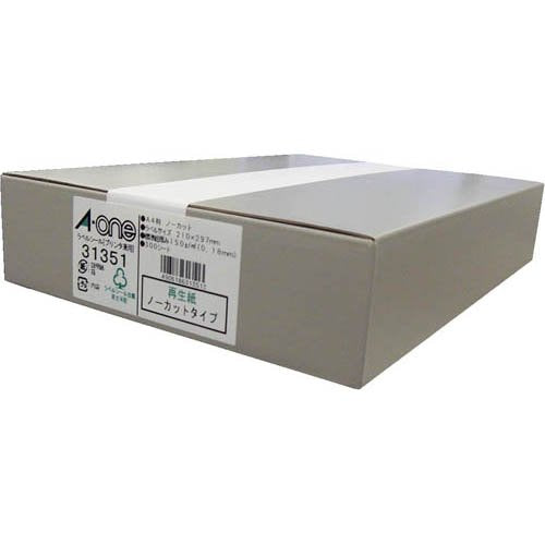 エーワン マルチプリンタラベル 31351 4906186313513