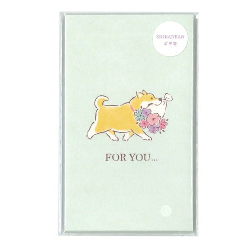 MindWave マインドウェイブ ふんわりカラー　ポチ袋　５７６２２　しばんばんフラワー　ＦＯＲ　ＹＯＵ（5セット）