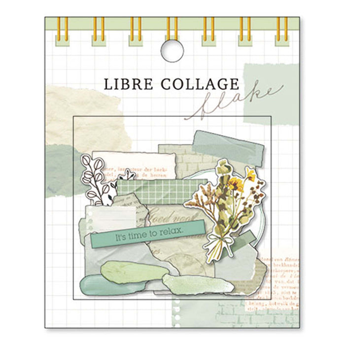 MindWave マインドウェイブ マインドウェイブ リーブル コラージュ フレーク グリーン 81062（10セット）