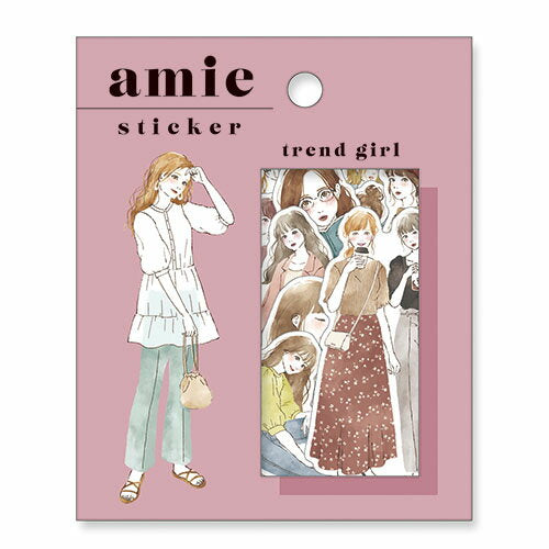 MindWave マインドウェイブ アミ ステッカー 81135 トレンド ガール（10セット）