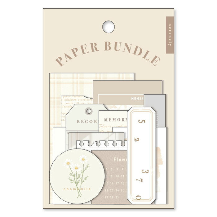 MindWave マインドウェイブ ペーパーバンドル　ステッカー　８１３１０　ｉｖｏｒｙ（10セット）