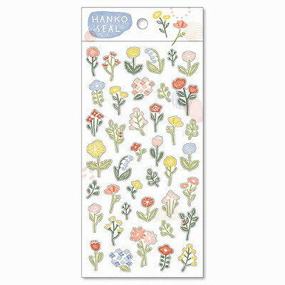 MindWave マインドウェイブ はんこシール　８１３２０　ハナ（10セット）