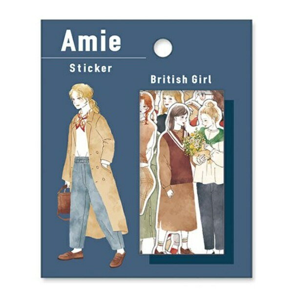 MindWave マインドウェイブ アミ　ステッカー　８１３７２　ｂｒｉｔｉｓｈ　ｇｉｒｌ（10セット）