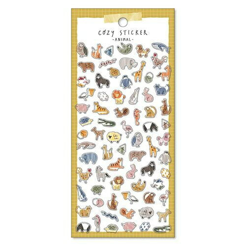 MindWave マインドウェイブ コウジーステッカー　８１４１３　ＡＮＩＭＡＬ（10セット）