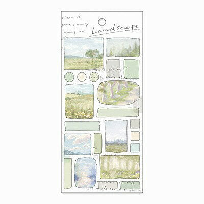 MindWave マインドウェイブ ランドスケープステッカー 81444 コモレビ（10セット）