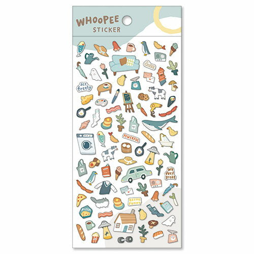 MindWave マインドウェイブ ウーピーステッカー　８１５９３　みずいろ（10セット）