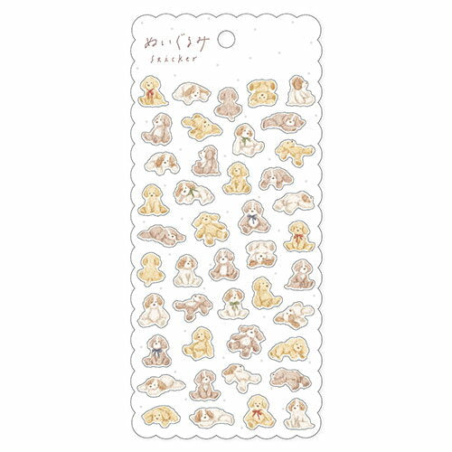 MindWave マインドウェイブ ぬいぐるみステッカー　８１６０２　ｉｎｕ（10セット）