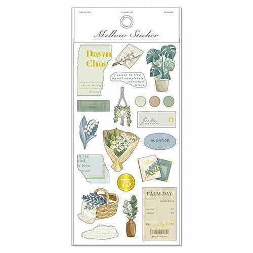 MindWave マインドウェイブ メローステッカー　８１６１７　ｌｅａｆ（10セット）