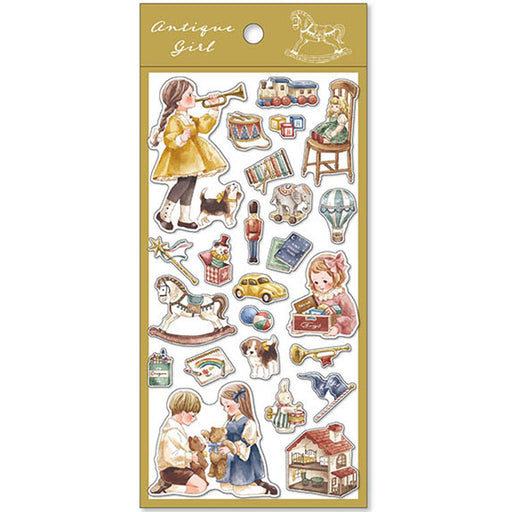 MindWave マインドウェイブ アンティークガールステッカー 81688（10セット）