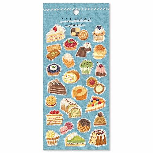 MindWave マインドウェイブ こころときめくステッカー　フード　８１７９９　スイーツ（10セット）