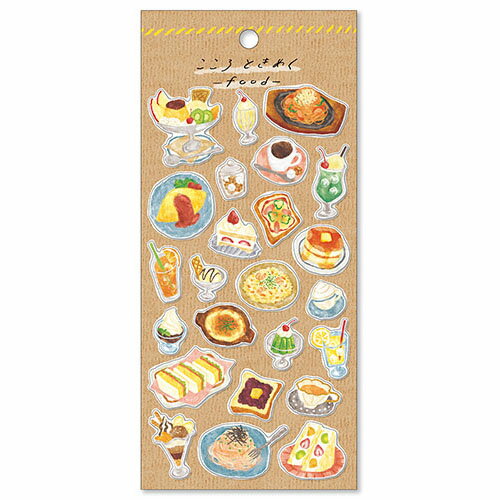 MindWave マインドウェイブ こころときめくステッカー　フード　８１８００　純喫茶（10セット）