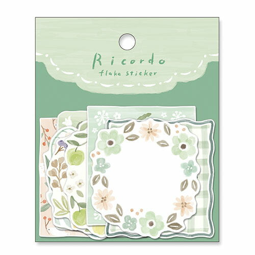 MindWave マインドウェイブ リコルドフレークステッカー　８１８０７　ｇｒｅｅｎ（10セット）