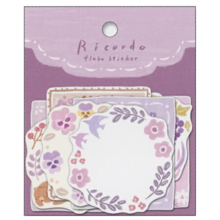 MindWave マインドウェイブ リコルドフレークステッカー　８１８０８　ｐｕｒｐｌｅ（10セット）