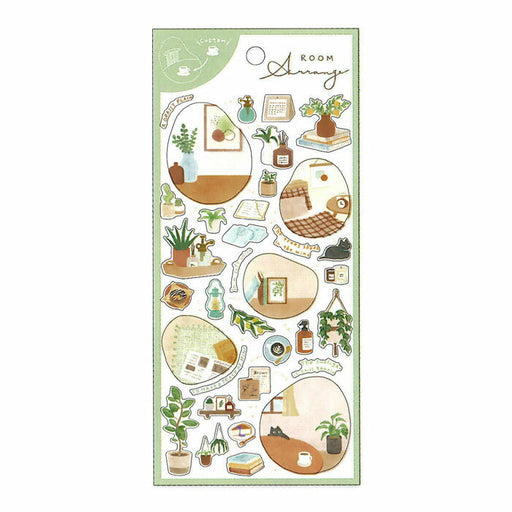 MindWave マインドウェイブ ルームアレンジステッカー　８１８２１　Ｐｌａｎｔ（10セット）