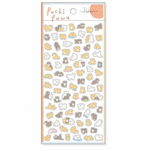 MindWave マインドウェイブ プチフワステッカー　８１８７３　Ｓｈｉｂａｉｎｕ（10セット）