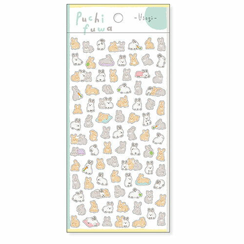 MindWave マインドウェイブ プチフワステッカー　８１８７５　Ｕｓａｇｉ（10セット）