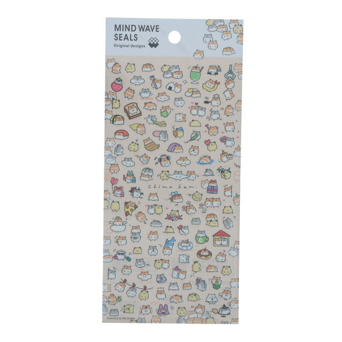 MindWave マインドウェイブ ＭＷシール　８１８８８　ちまはむ（10セット）