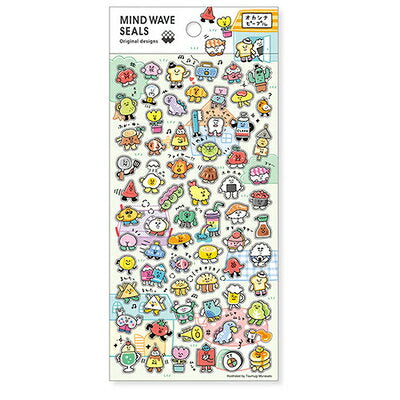 MindWave マインドウェイブ ＭＷシール　８１８８９　オカシナピープル（10セット）